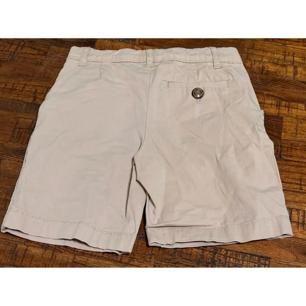 Carter’s Boys Khakis Chino Shorts Tan Beige Size 6 6A